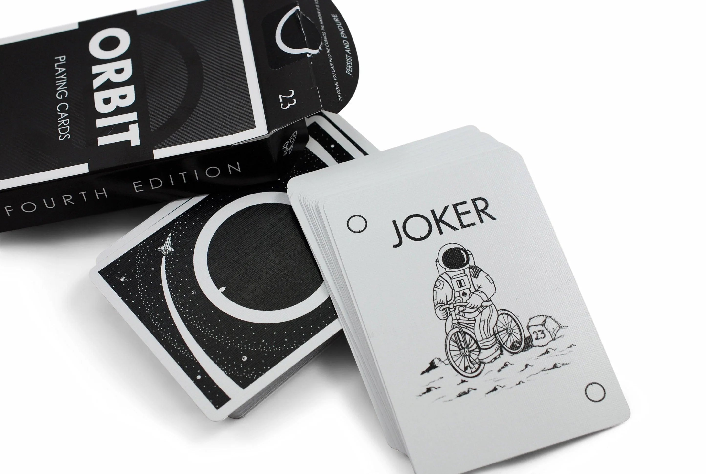 Orbit V4 Playing Cards by Orbit Brown — premium collector deck for cardists and magicians - Joker Design