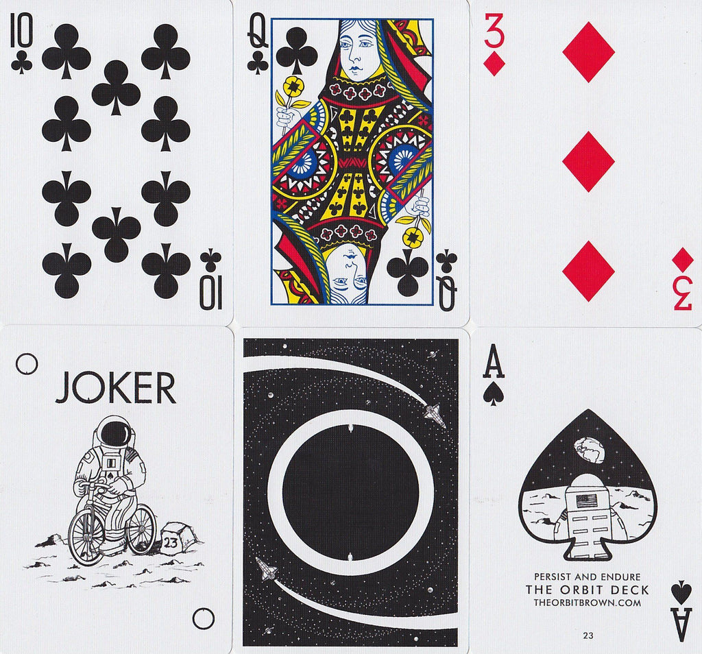 Orbit V4 Playing Cards by Orbit Brown — full deck display