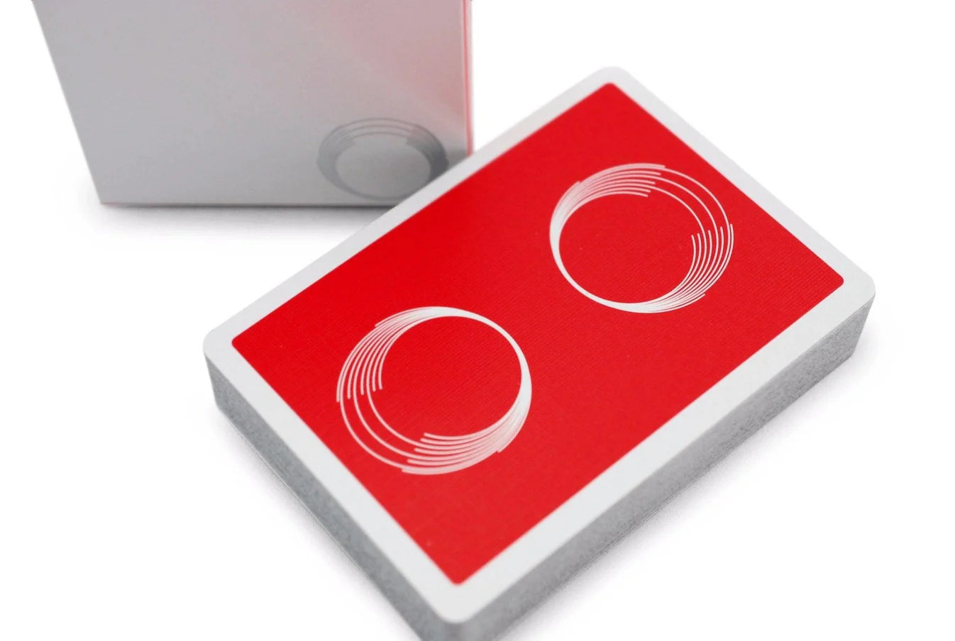 Red Saturn Playing Cards