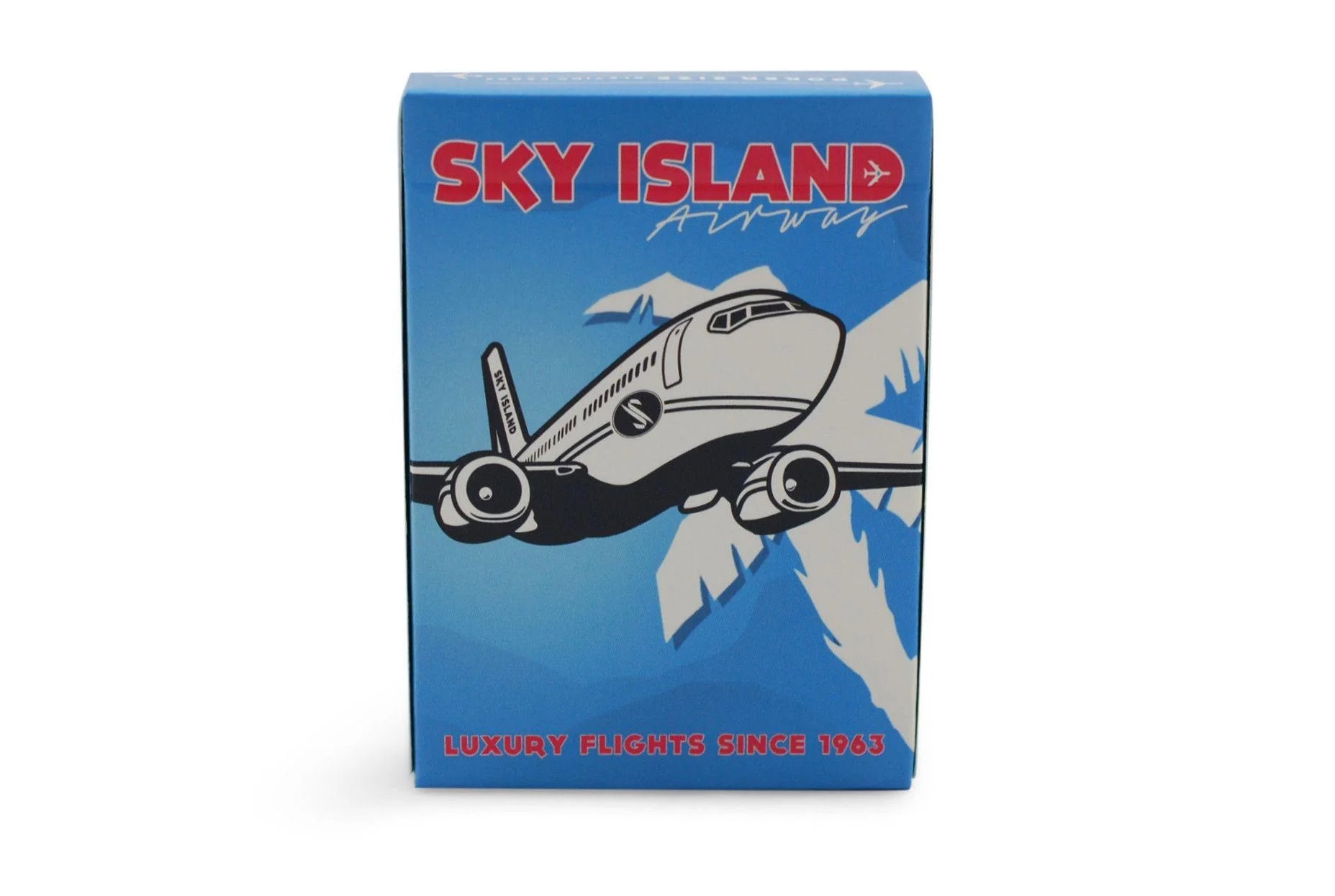Sky Island Airways Playing Cards – Blue & Red | The Blue Crown